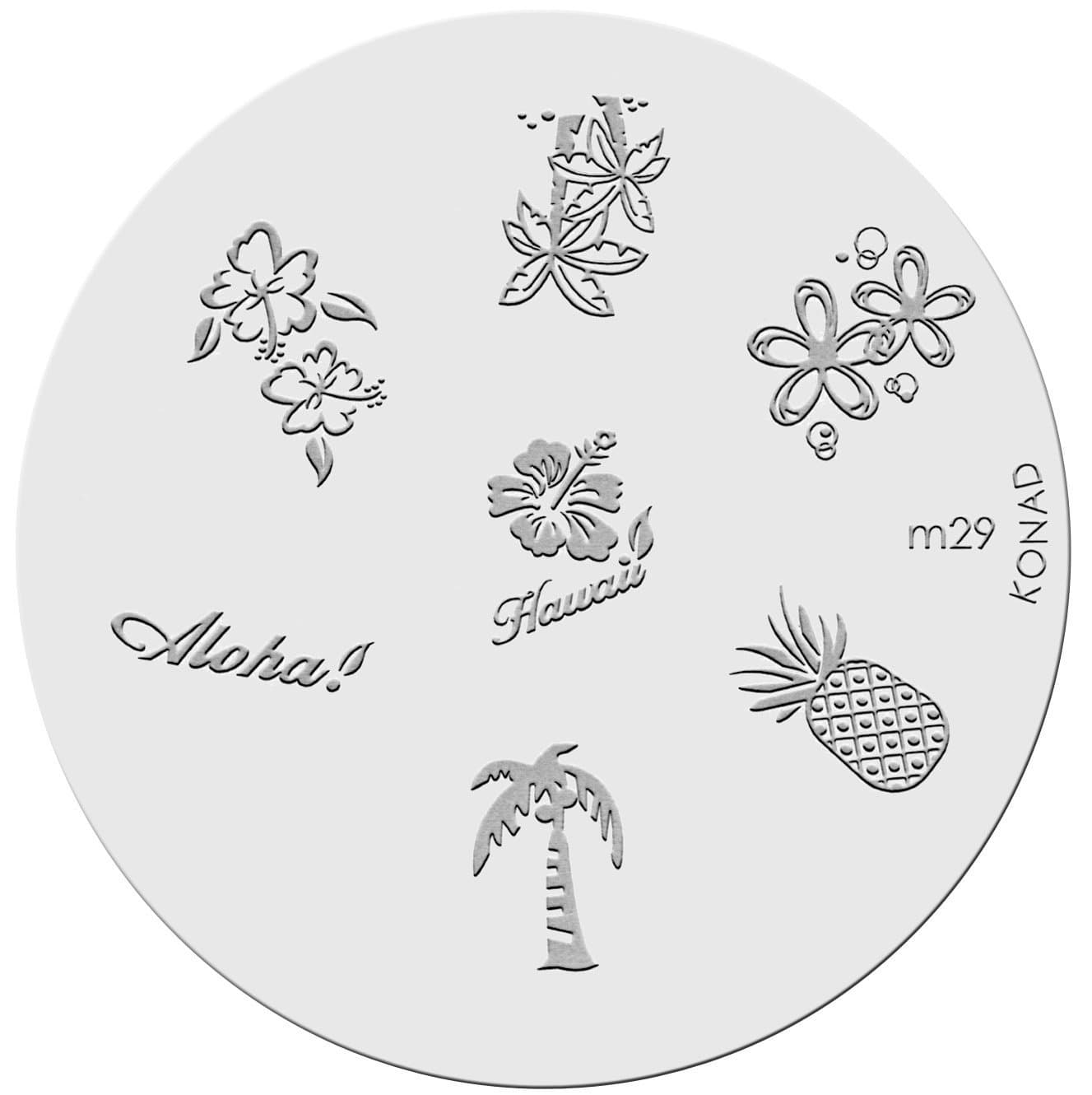KONAD Nail Art Konad Stamping Nail Art Image Plate - M29