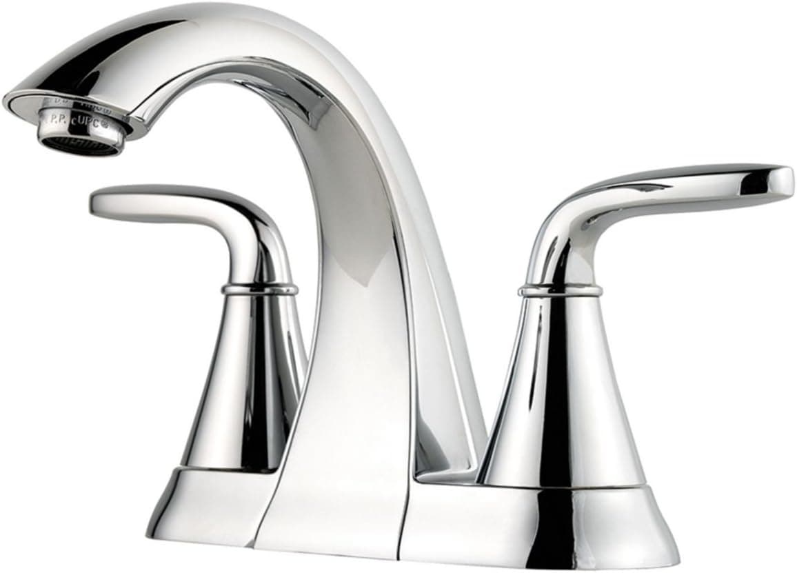 Pfister LF048PDCC Pasadena 2-Handle 4 Inch Centerset Bathroom Faucet in Polished Chrome