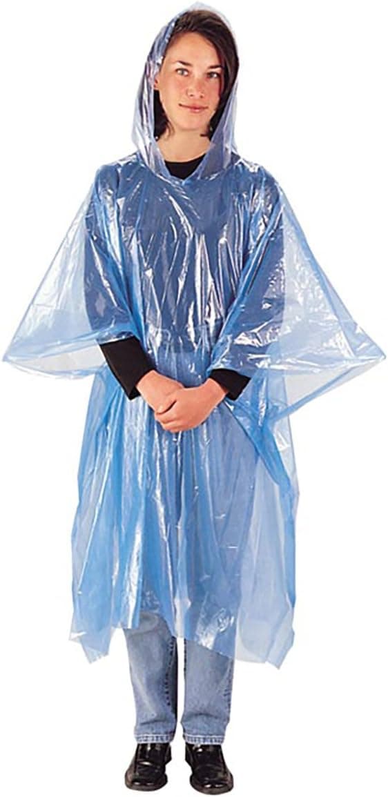 Adult Emergency Poncho - Assorted Colors