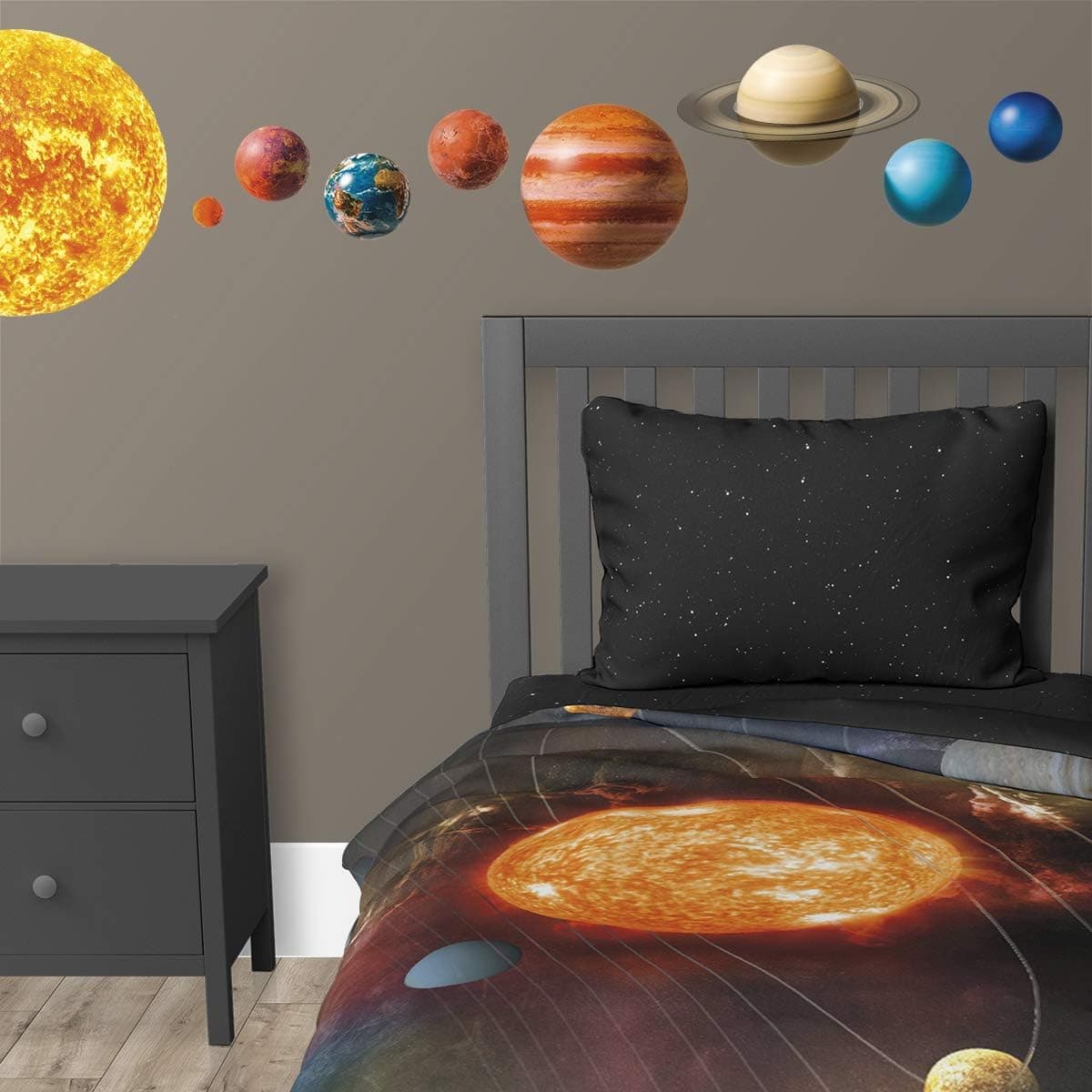 Trends International Full Color Wall Decal Solar System Large