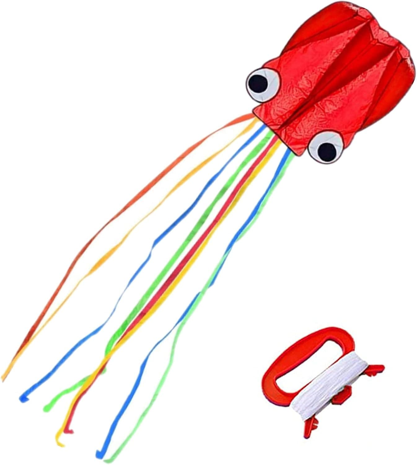 SudnXih Octopus Kite for Kids Easy to Fly Beach Large 3D Kite Suitable for Children Outdoor Games and Activities.It's The Best Gift for Boys and Girls