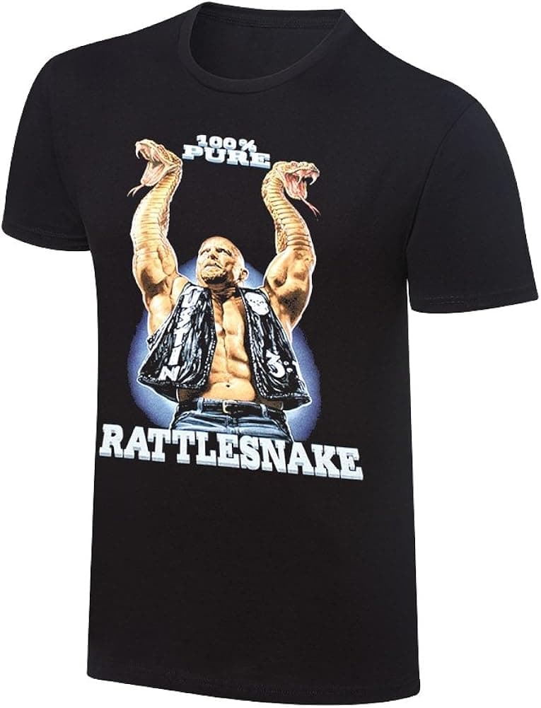 WWE Stone Cold Steve Austin Rattlesnake Retro T-Shirt