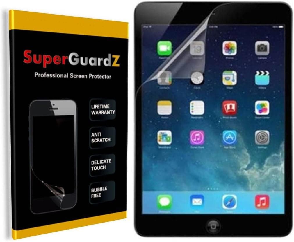 [4-Pack] for iPad Air 2 & 1 - SuperGuardZ® Screen Protector, Ultra Clear, Anti-Scratch, Anti-Bubble