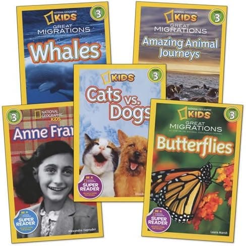 Kaplan National Geographic Readers - Level 3 - Set of 5