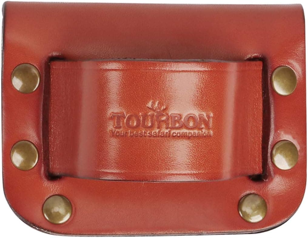 TOURBON Leather Small Hammer Hatchet Holder Holster for Tool Belt