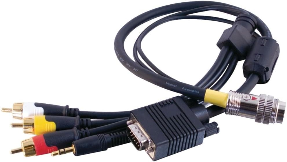 C2G/Cables to Go 42323 RapidRun RCA Stereo Audio Flying Lead (1.5 Feet, Black)