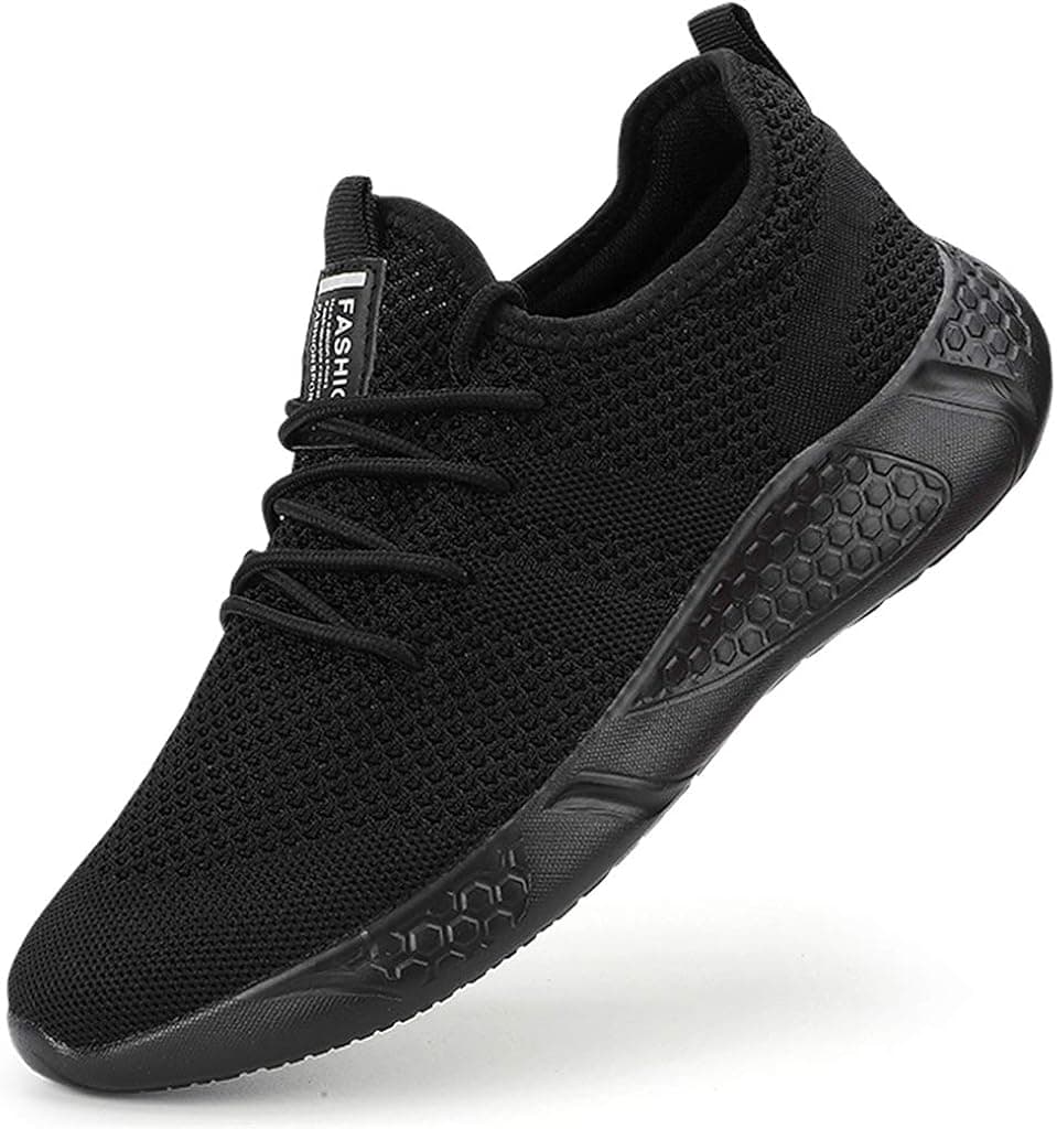 Damyuan Men's Sport Gym Running Shoes Walking Shoes Casual Lace Up Lightweight