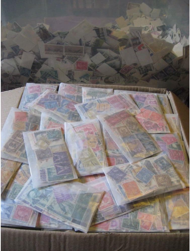 Unbranded Vintage Lots of Used, US Postage Stamps in Glassine Envelopes, Buy 3 Lots Get 1