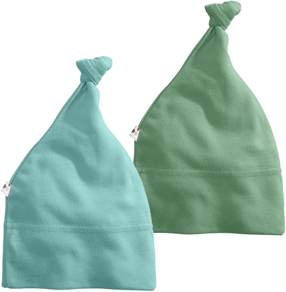 Babysoy Modern Knot Beanie Hat Pack of 2