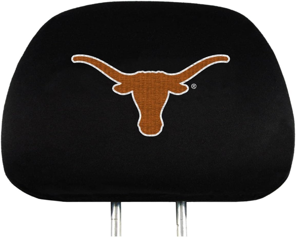 NCAA Texas Longhorns Head Rest Covers, 2-Pack