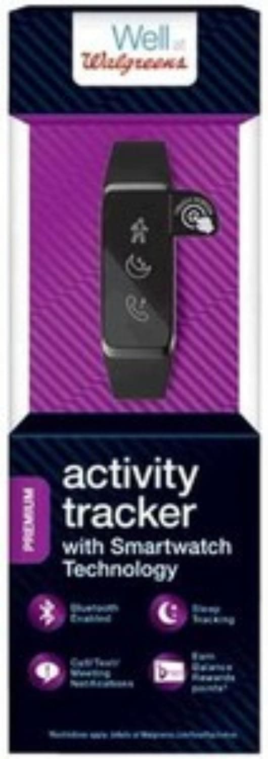 Walgreens Activity Tracker with Smartwatch Techno;ogy