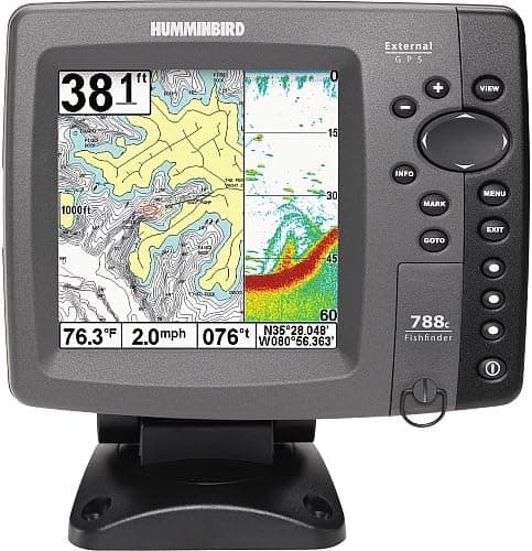 Humminbird 788c Combo 5-Inch Waterproof Marine GPS and Chartplotter with Sounder