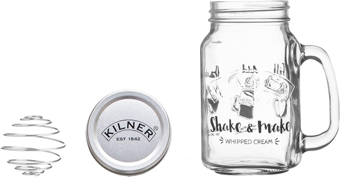 Kilner 0025.808 Shake & Make, 0.4L, Transparent