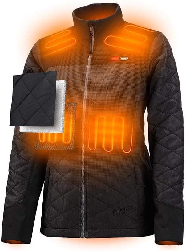 Milwaukee 233B M12 Black Heated Women's AXIS Jacket Kit, Size XLarge Extra Large
