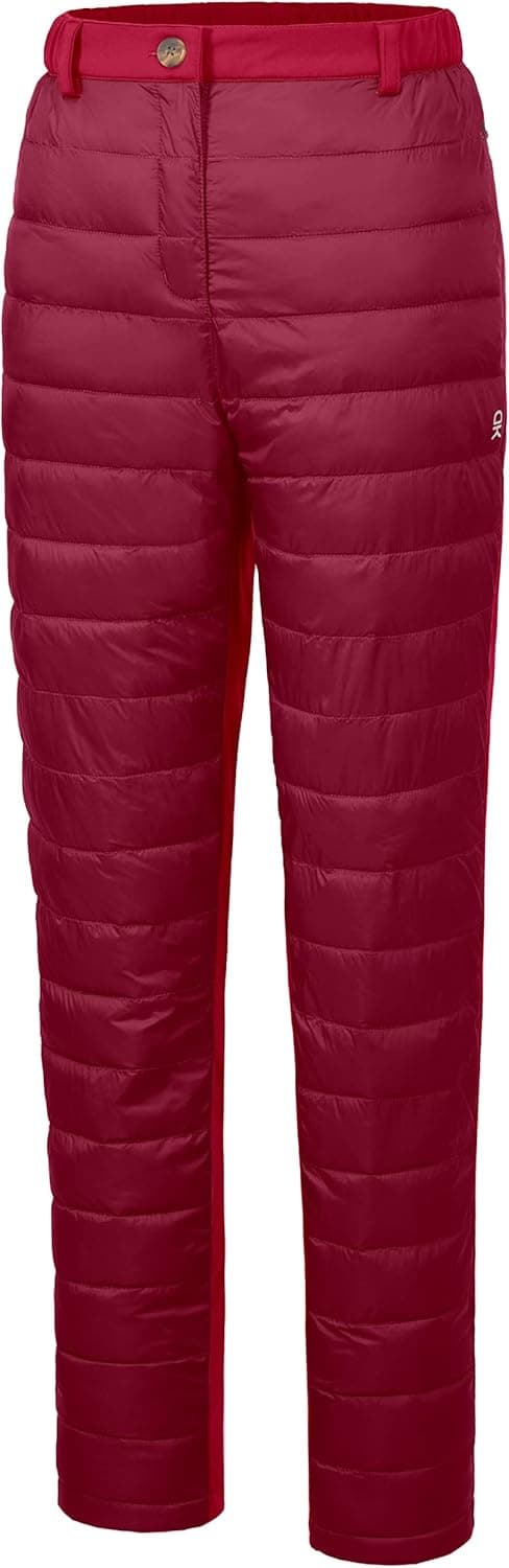 Little Donkey Andy Women's Lightweight Puffy Pants Puffer Quilted Ski Insulation Pants for Winter Snow