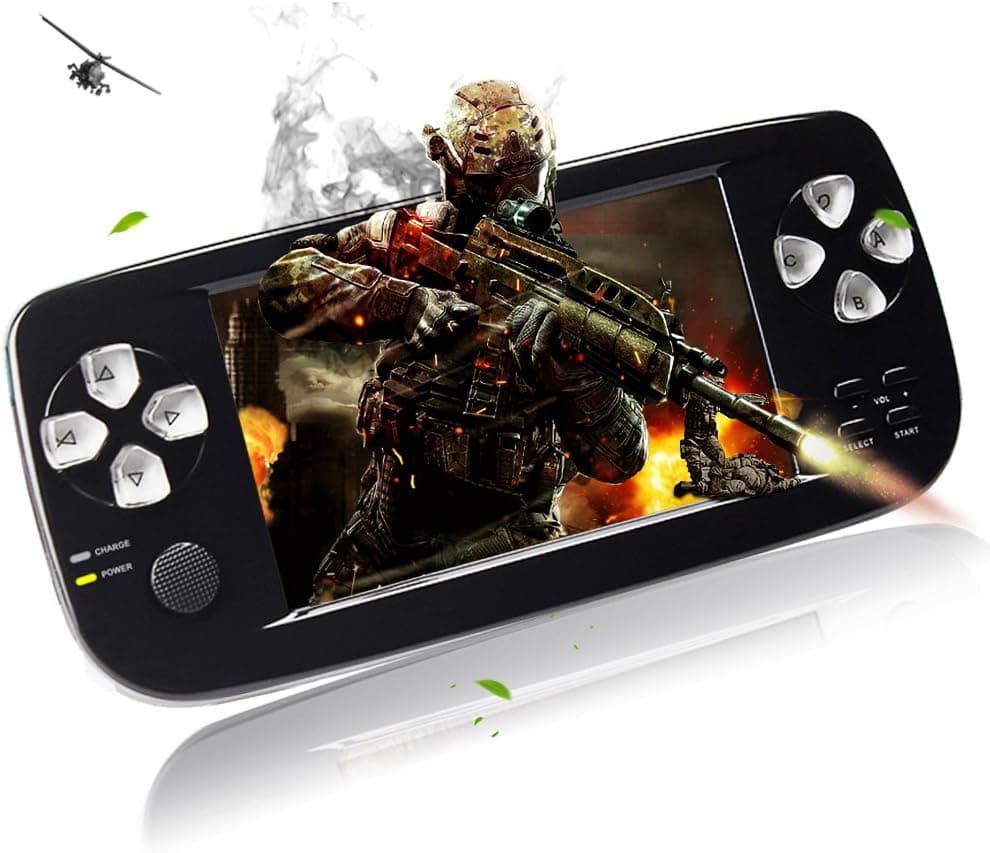 Handheld Game Console,YANX Portable Video Game Console Game Player Gifts for Boys Girls Kids Children (k3black)