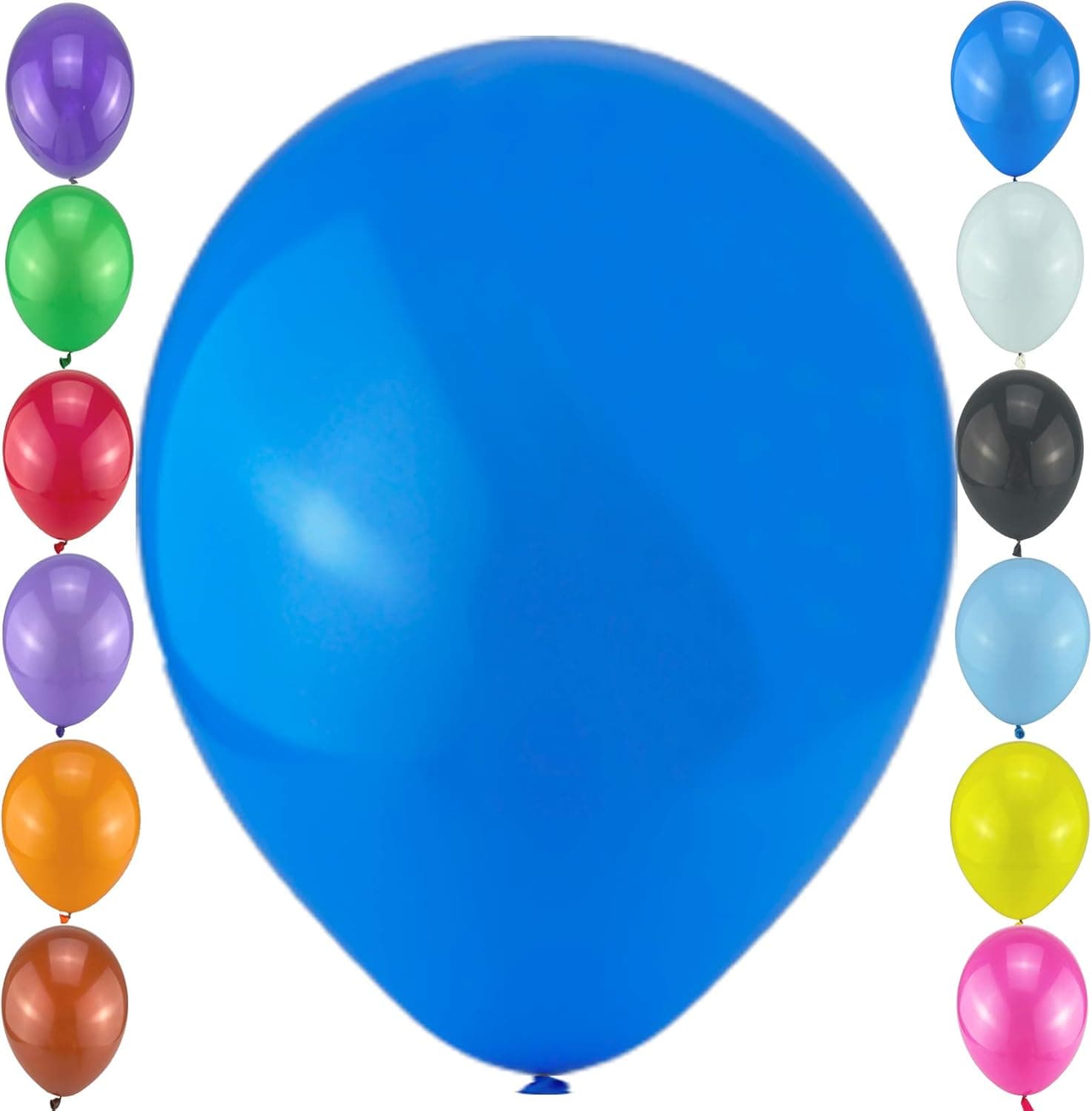 Party Blue Balloons,50pack Bulk Pearlized Natural Latex Balloons 12 inch,Helium Gas or Air Inflated Natural Latex Round Balloons for Parties Anniversary Themed Arch's DIY Decorations (Dark Blue)