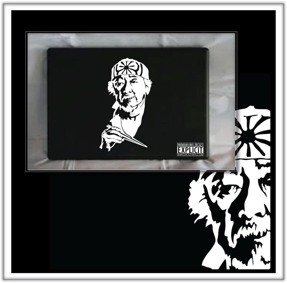 Mr. Miyagi Karate Kid Die Cut Vinyl Decal