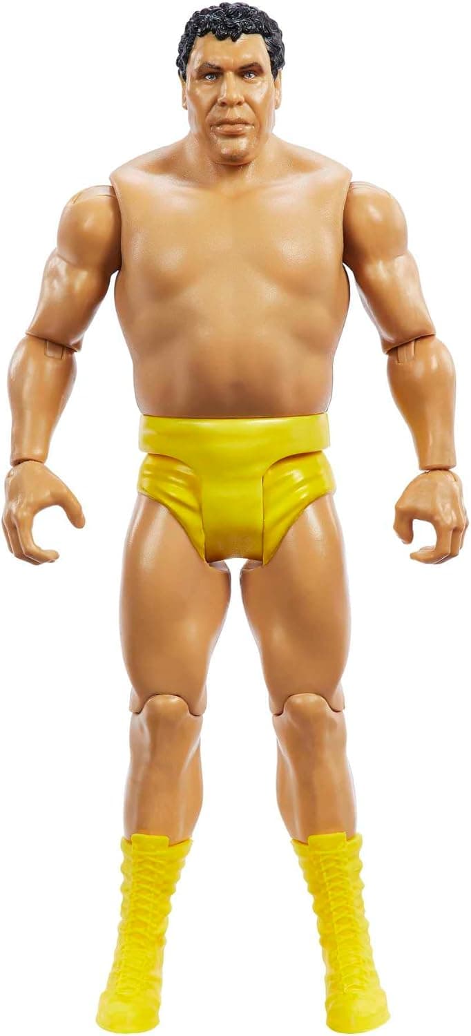 Mattel Wrestlemania Andre the Giant Action Figure , Collectible with 10 Points Articulation & Life-Like Detail, 6-Inch