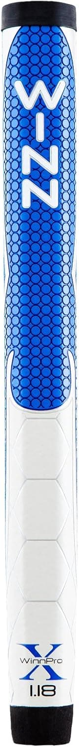 Winn Pro X Putter Grips, 1.18-Inch, Blue/Gray