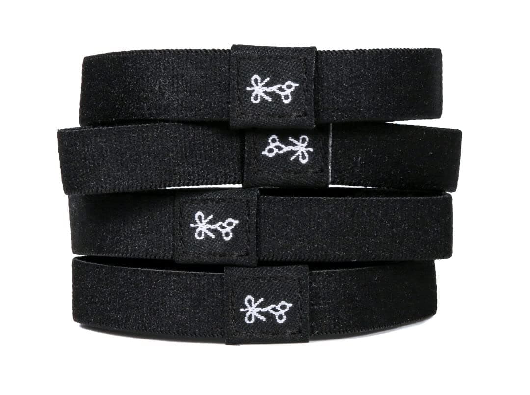 The Black Ties - Hair Ties For Guys | Superior, No-Rip, No-Slip Hair Ties for All Hair Types