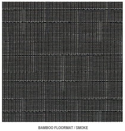 Bamboo - Smoke Floormat By Chilewich - 6' X 9'