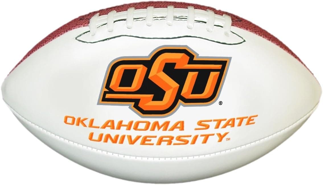 NCAA Official Size Synthetic Leather Autograph Football