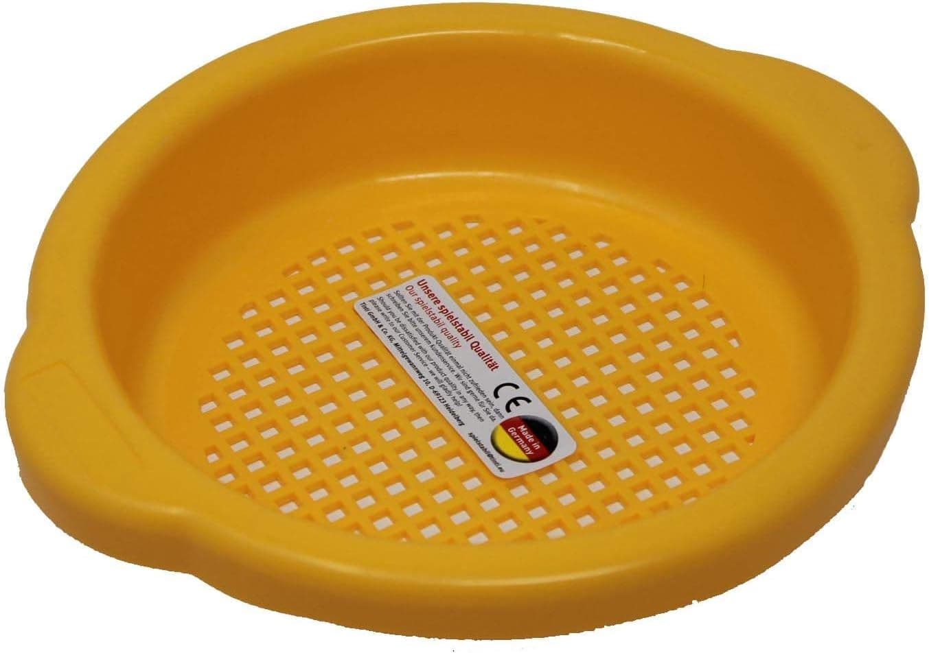 Spielstabil Small Sand Sieve Beach Toy (One Sifter Included - Colors Vary) - Made in Germany