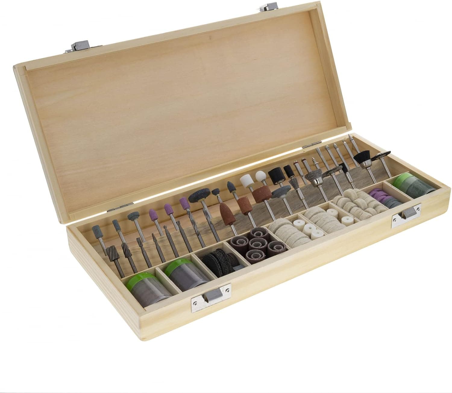 228pc Universal Deluxe Rotary Tool Accessory Set for Sanding Polishing Cutting