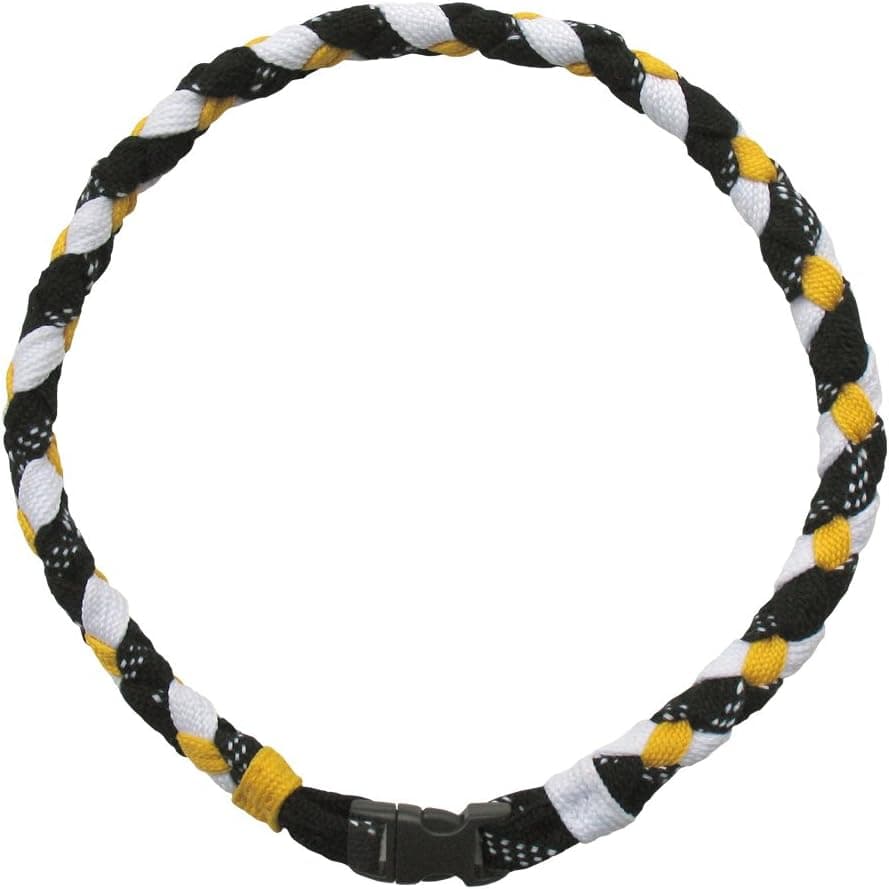 A&R Sports Hockey Lace Necklace, 16-Inch, Black