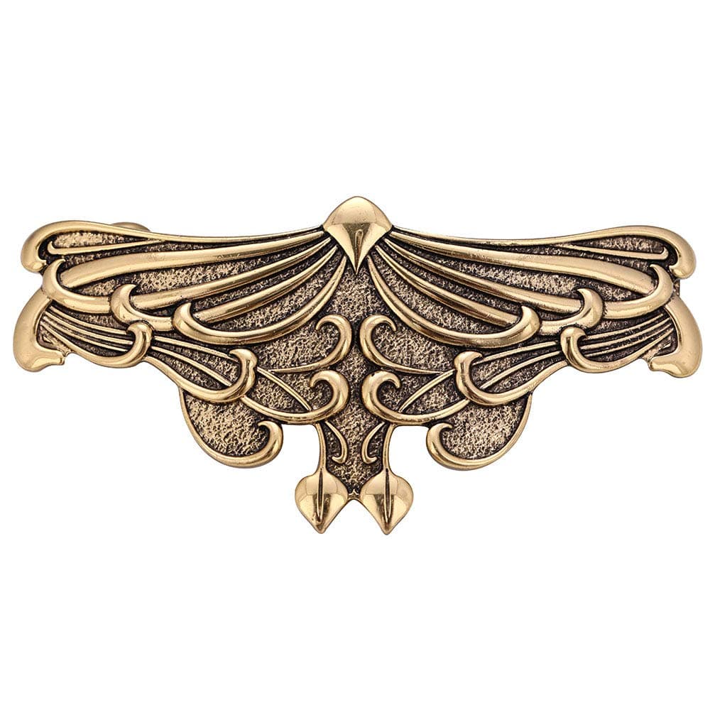 TEAMER Art Nouveau Leaf Hair Clip Metal Barrettes Hair Accessories Styling Gifts for Women (Gold)