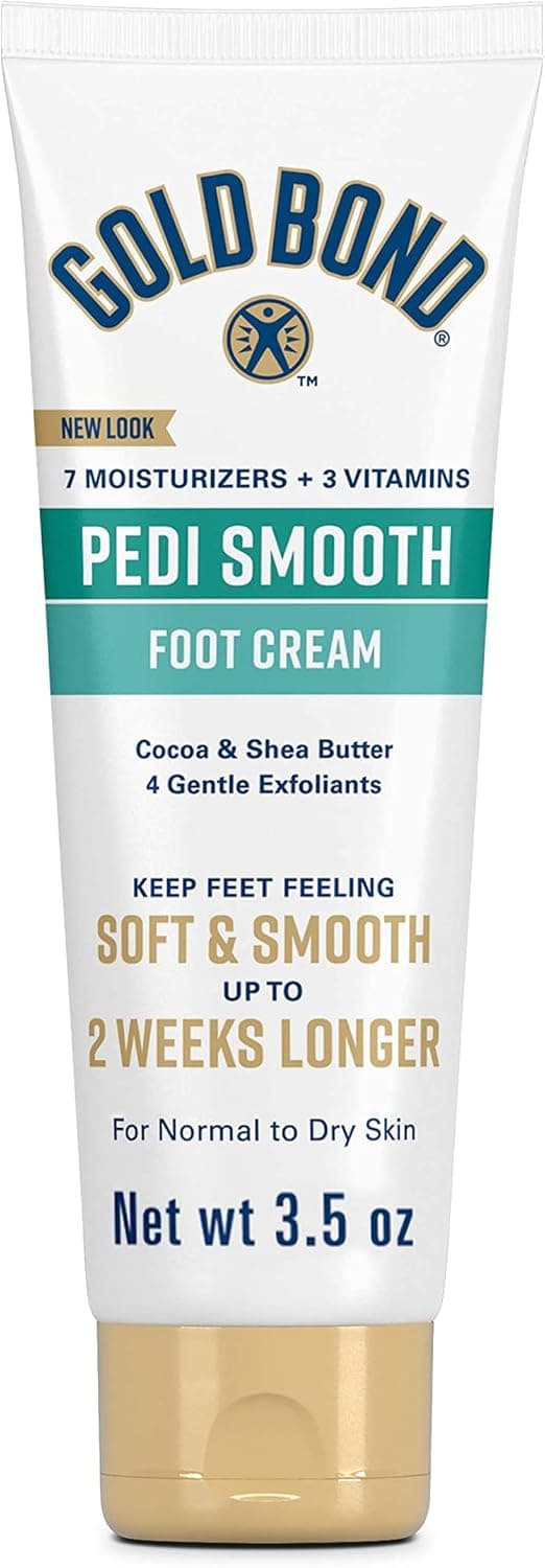 Gold Bond Ultimate Pedi Smooth Foot Cream 3.5 oz., Fresh Spa Scent, Exfoliates & Smoothes