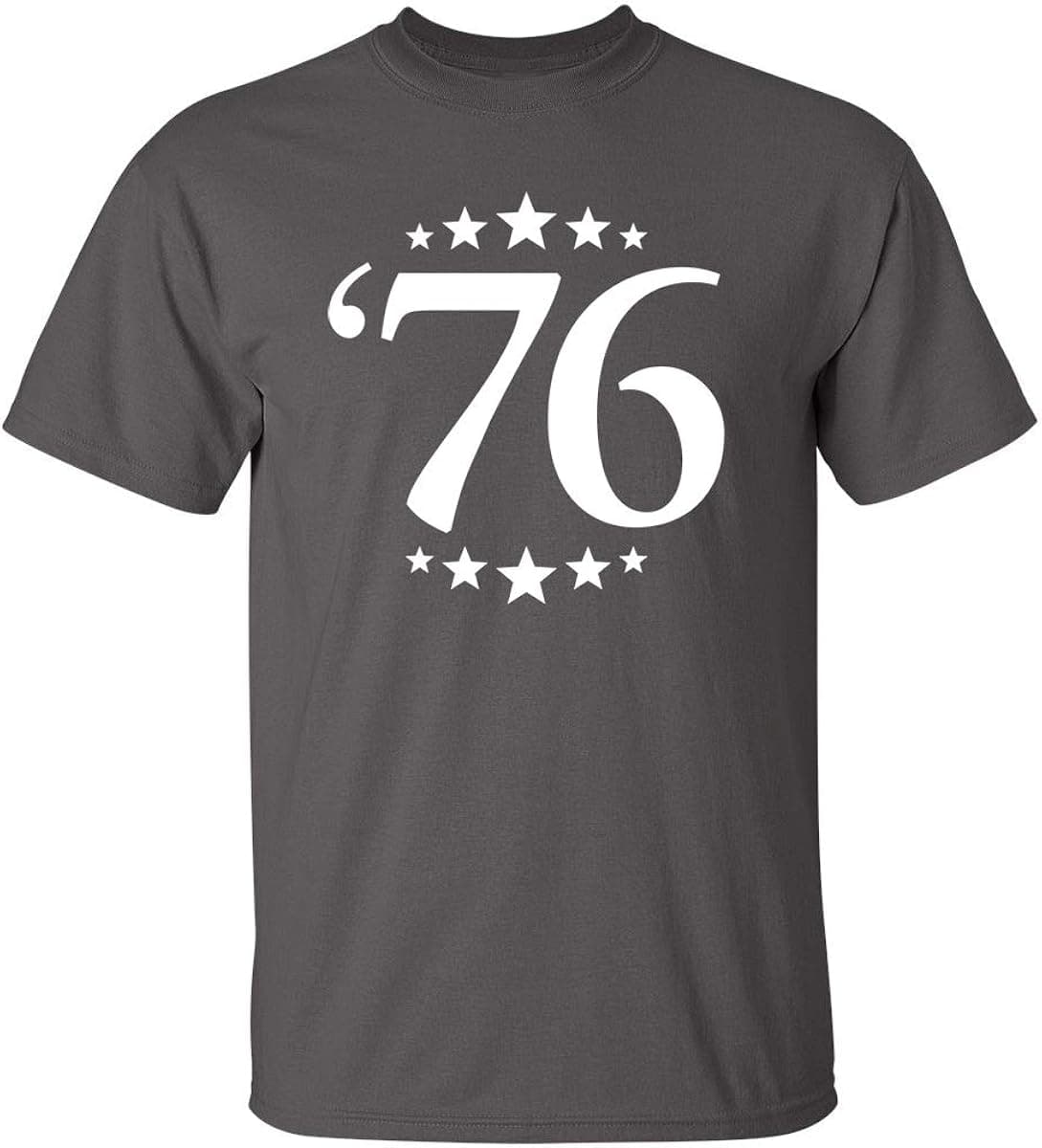76 Patriotic America USA 4th of July Adult Mens Graphic Novelty T Shirt