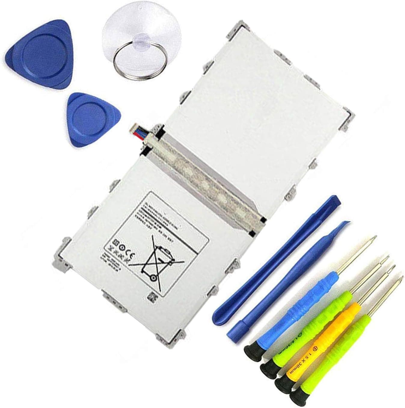 BOWEIRUI T9500E (3.8V 36.10Wh 9500mAh) Tablet Battery Replacement for Samsung Galaxy Note Pro 12.2 WiFi SM-P900 P901 P905 P907A Series T9500C T9500U T9500K with Tools