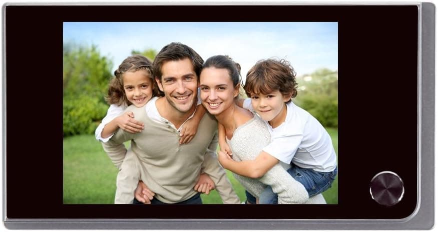 WinnerEco LCD Screen 120 Degree Wide Angle Digital Door Peephole Viewer Camera Door Eye Doorbell Camera