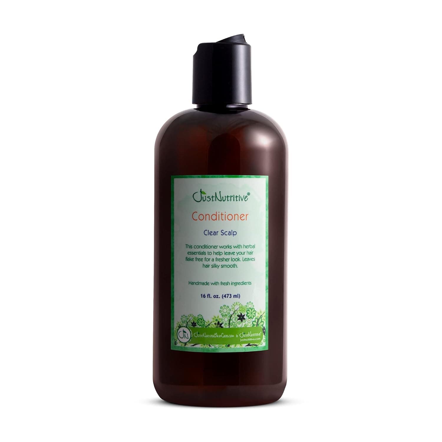 Clear Scalp Dandruff Conditioner | Best Conditioner for Flake Less Hair | Natural Anti Dandruff Conditioner | Relieves A Dry and Flaky Scalp | Just Nutritive | 16 Fl Oz