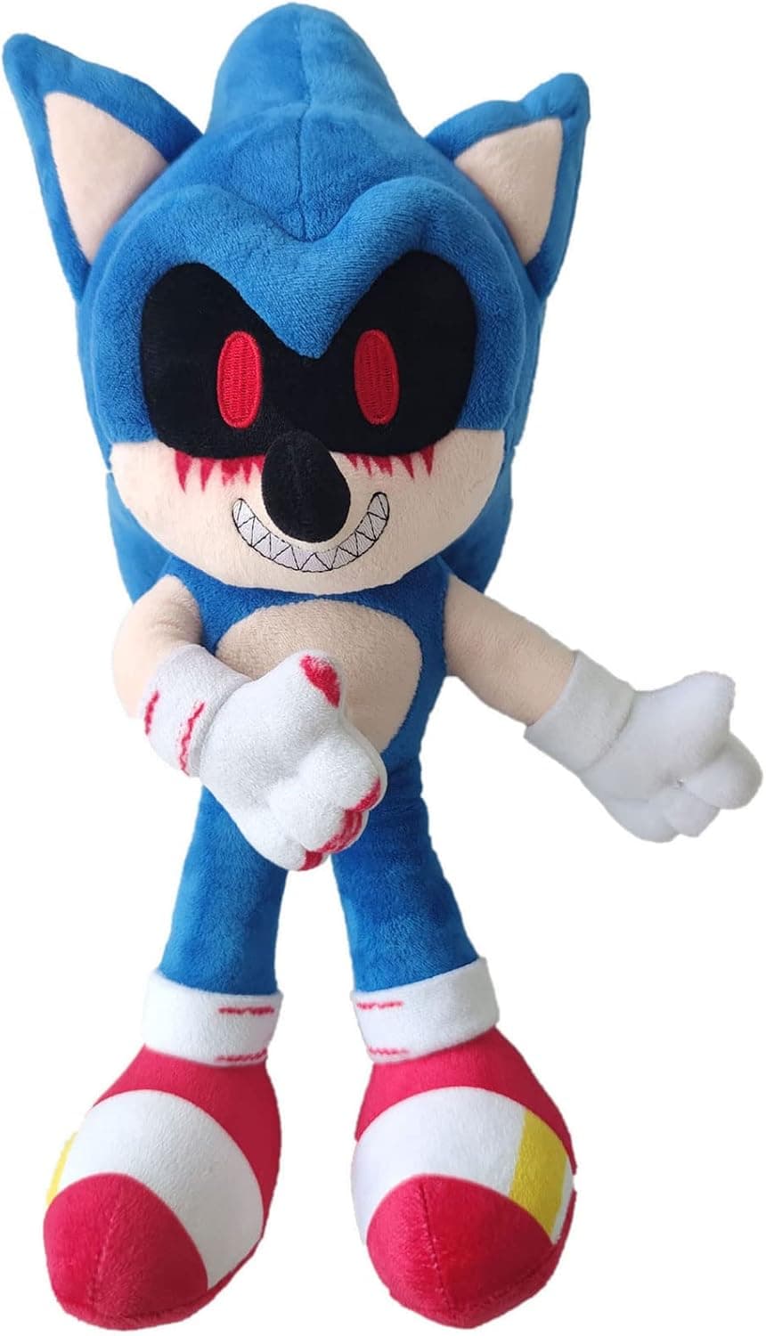 Sonic Plush-14.6in(37cm) Sonic Exe Plush, Evil Sonic Stuffed Plush for Surprise Sonic Fans Gifts (Sonic.exe)
