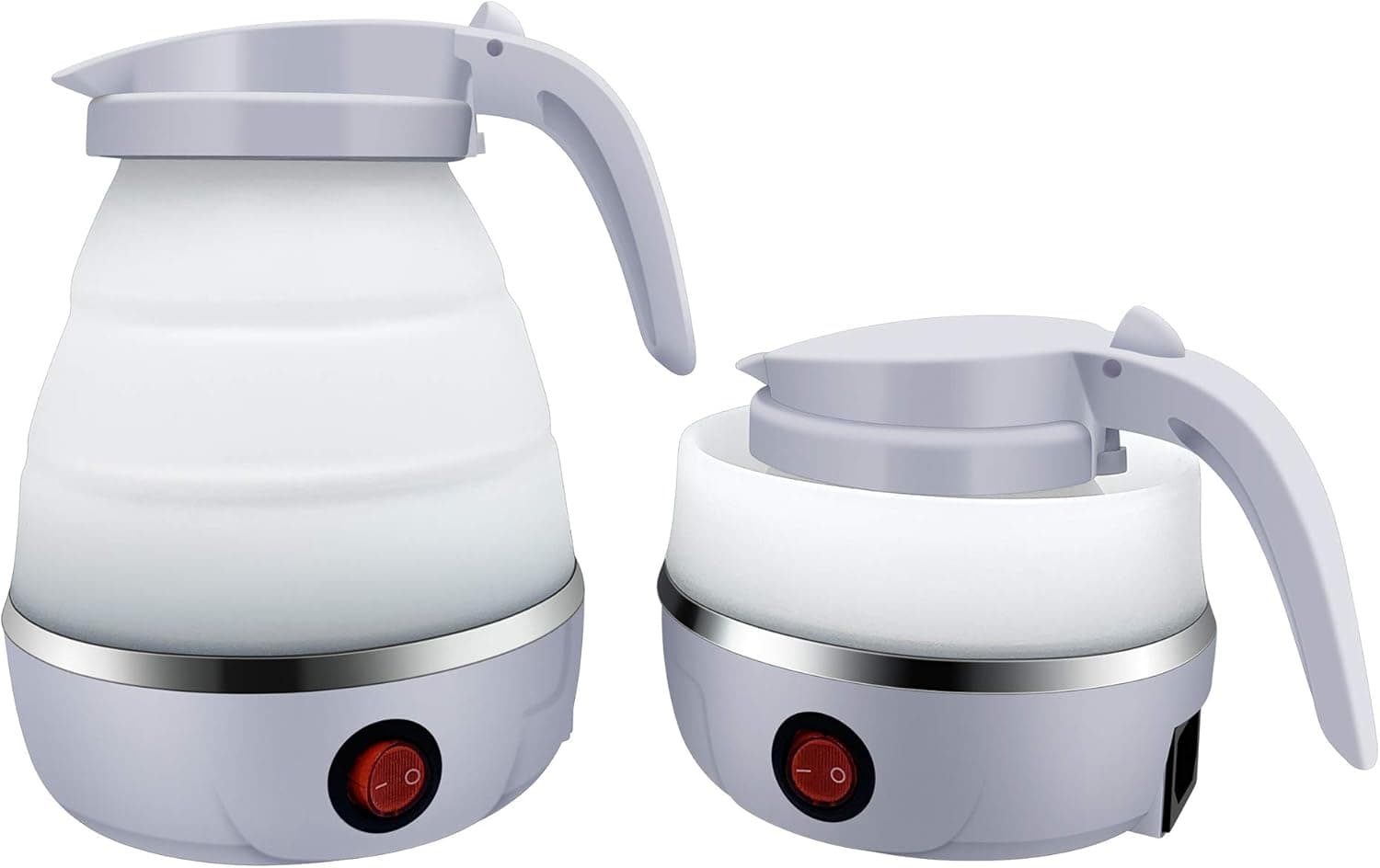 Travel Portable Foldable Electric Kettle Collapsible Fast Water Boiling Pot For Coffee Tea 110V 600ML