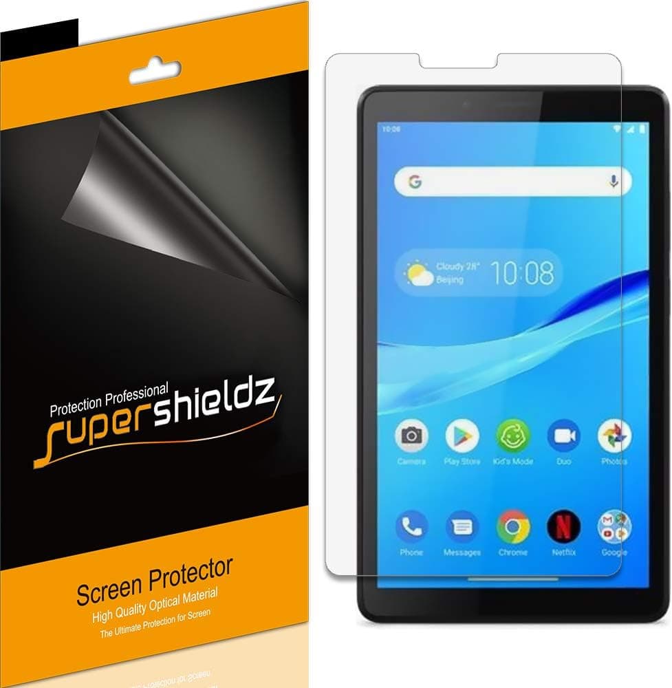(3 Pack) Supershieldz Designed for Lenovo Tab M7 (3rd Gen) / Lenovo Tab M7 7-inch Tablet (TB-7305F) Screen Protector, High Definition Clear Shield (PET)