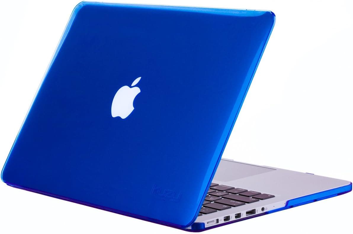 Kuzy - Retina 13-Inch BLUE Crystal Hard Case for MacBook Pro 13.3" with Retina Display A1502 / A1425 (NEWEST VERSION) Shell Cover - Blue