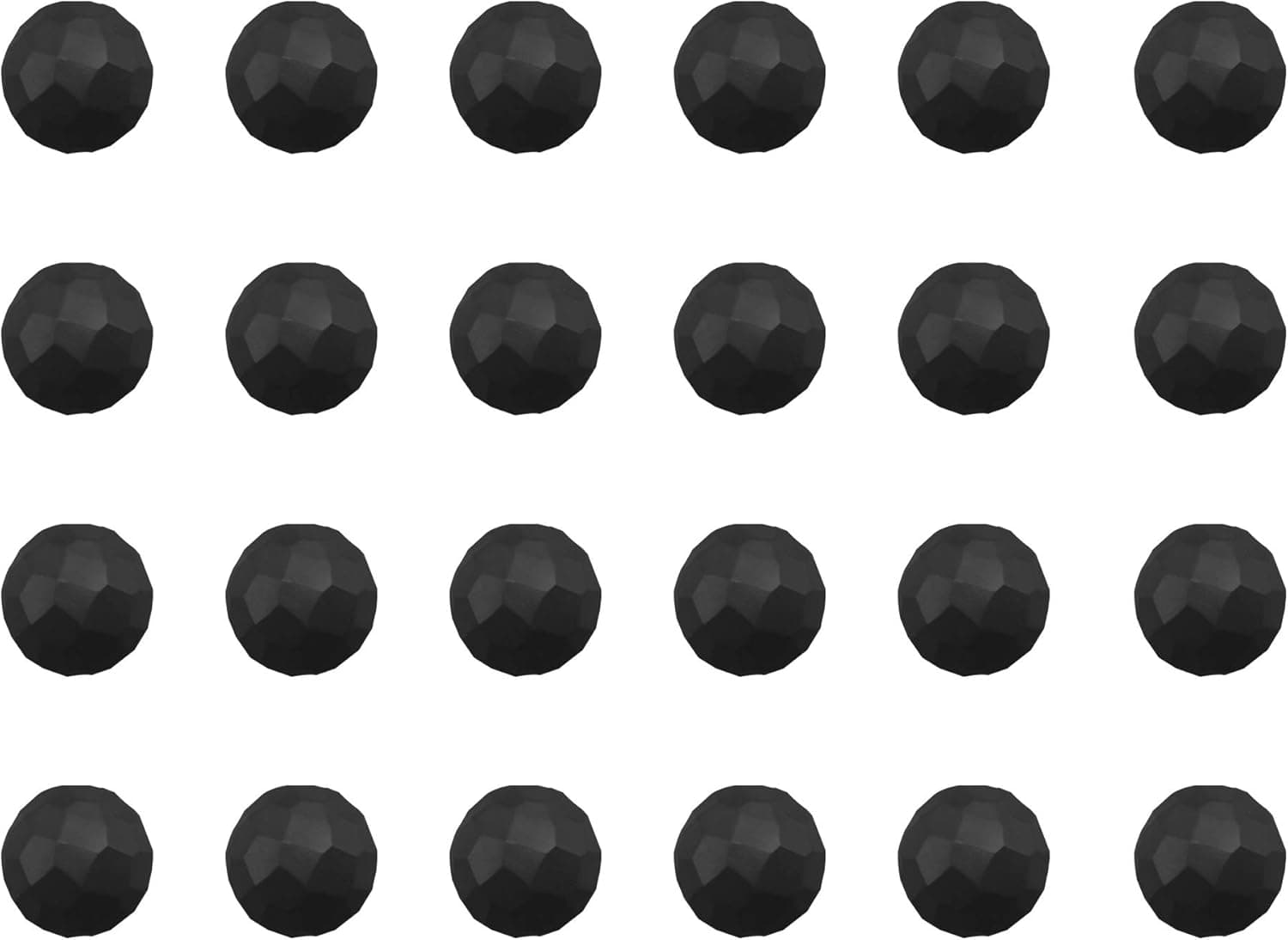 24 PCS Magnetic Garage Door Clavos- Decorative Hardware for House and Door Entry- Magnet Mount, 1.25 Inch,Black