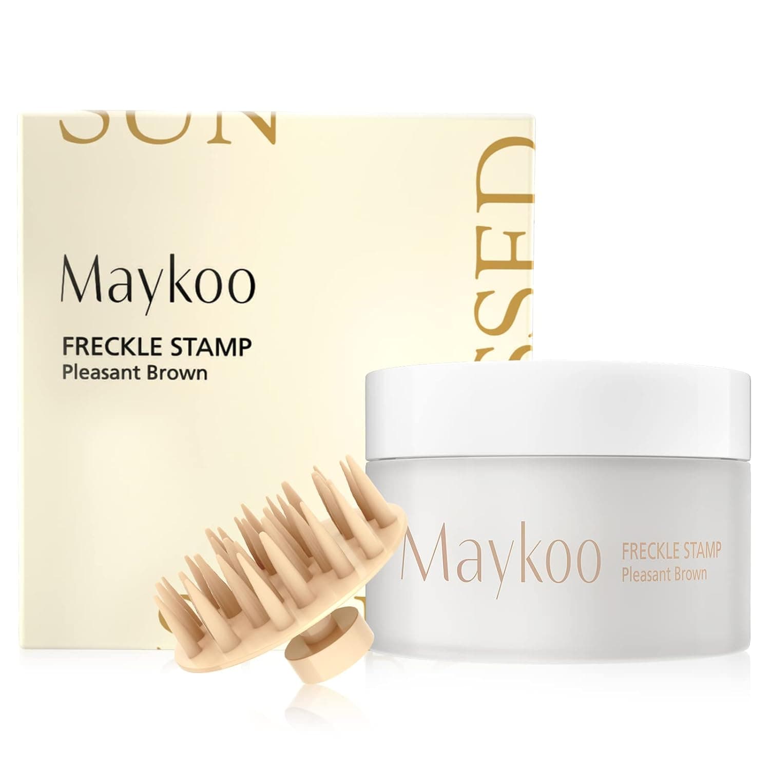 Freckle Air Cushion Freckles Pen Natural Like Freckle Makeup Cushion Waterproof Long Lasting Quick Dry, Get Sun-kissed Stars Makeup Freckle, Light Brown