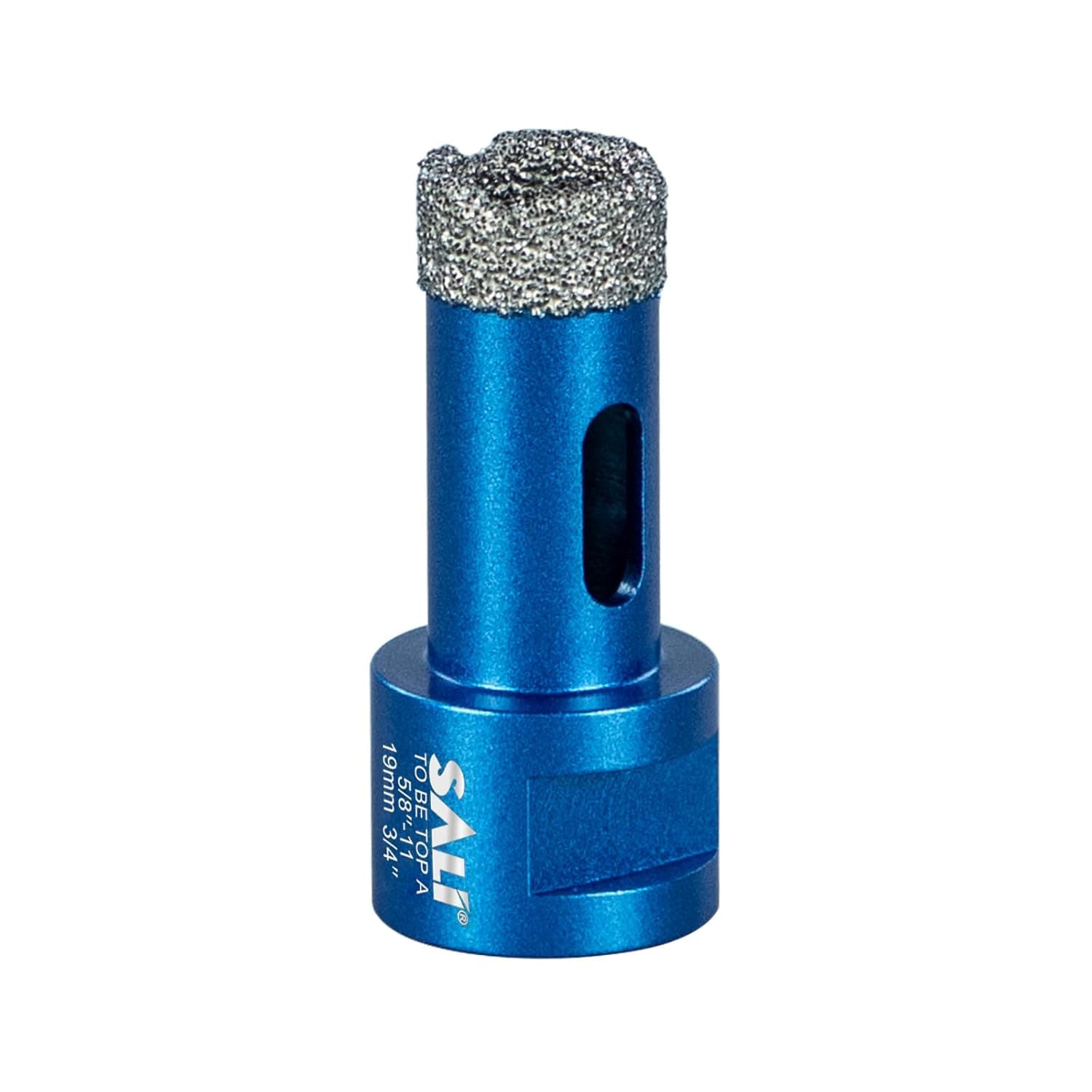 SALI Diamond Core Drill Bits 3/4 Inch (19mm) Tile Hole Saws Vacuum Brazed Hole Saw with 5/8-11 Thread for Glass Ceramic Porcelain Tiles Marble Brick Granite Quartz Fit Angle Grinders Drill