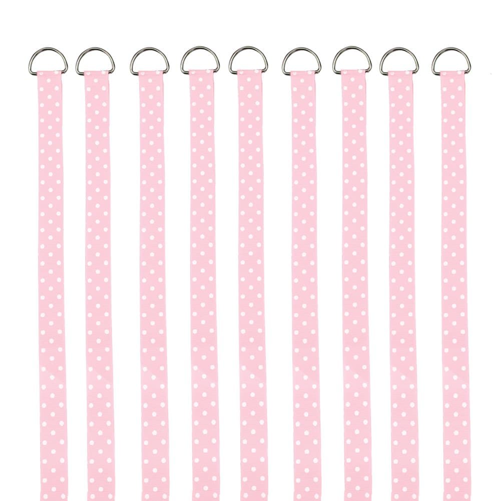 QtGirl Baby Girls Hair Bow Holders 9 Pcs 3-Feet Long Bow Hanger Hair Clip Storage Organizer