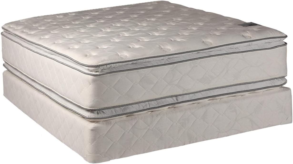 Princess Dream Plush Pillow Top Twin Size Mattress and Box Spring Set