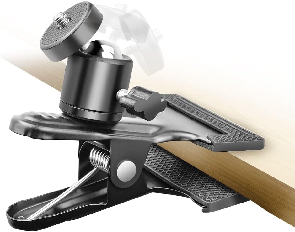 UTEBIT Photography Clip with 360 Degree Swivel Tripod Heads