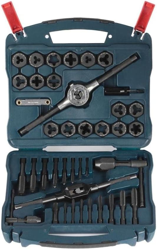 Bosch B44717 40-Piece Black Oxide Tap and Die Set
