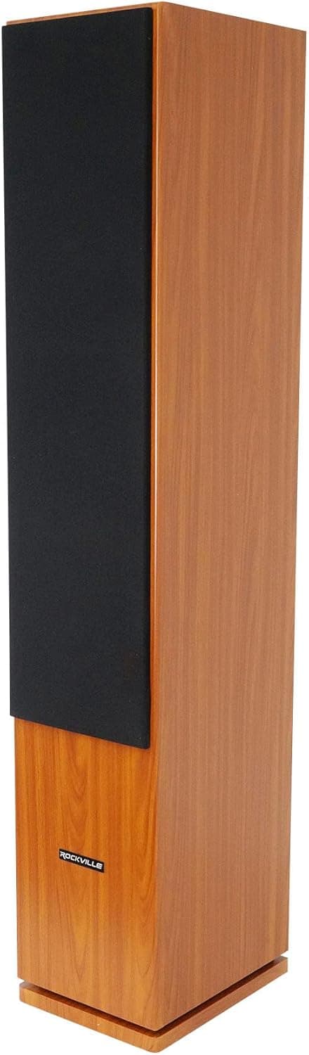 Rockville (1) RockTower 68C Classic Home Audio Tower Speaker Passive 8 Ohm