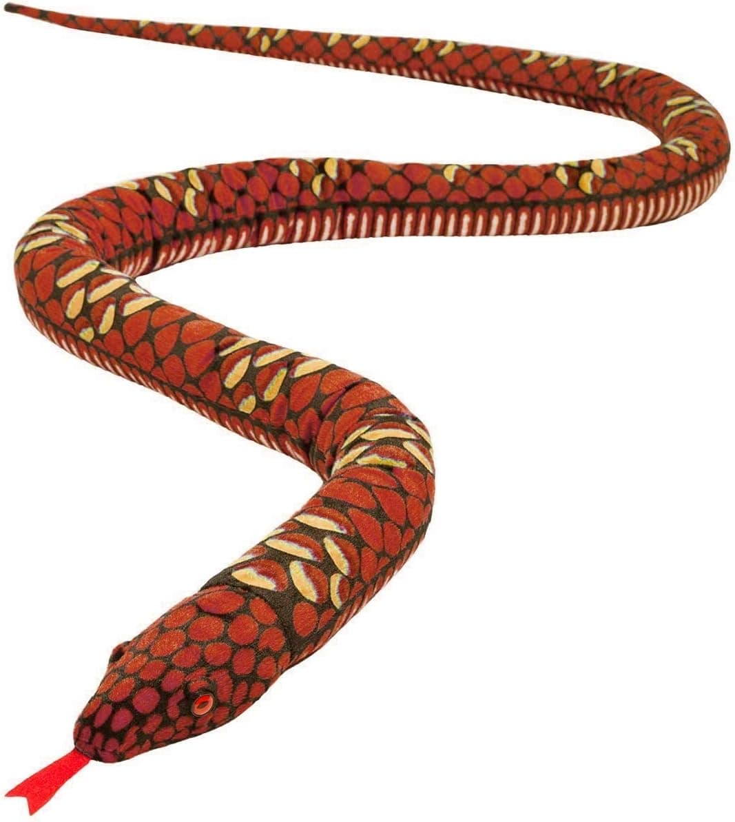 MUOVE Snake Stuffed Animal, Plush Large Snake Realistic Snake Toy, 120 inch Gifts for Kids