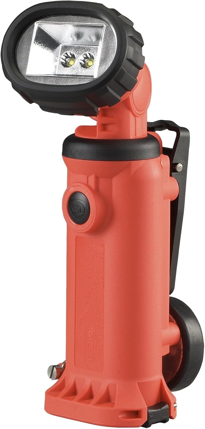 Streamlight 91652 Knucklehead HAZ-LO Rechargeable Flood Light with 120-volt AC Charger, Orange - 163 Lumens